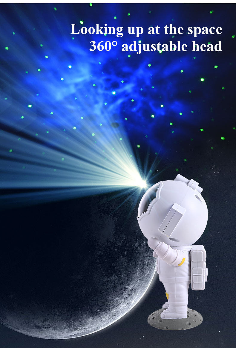 Projecteur d'étoiles galaxie ciel étoilé veilleuse astronaute lampe décoration de la maison chambre luminaires décoratifs cadeau
