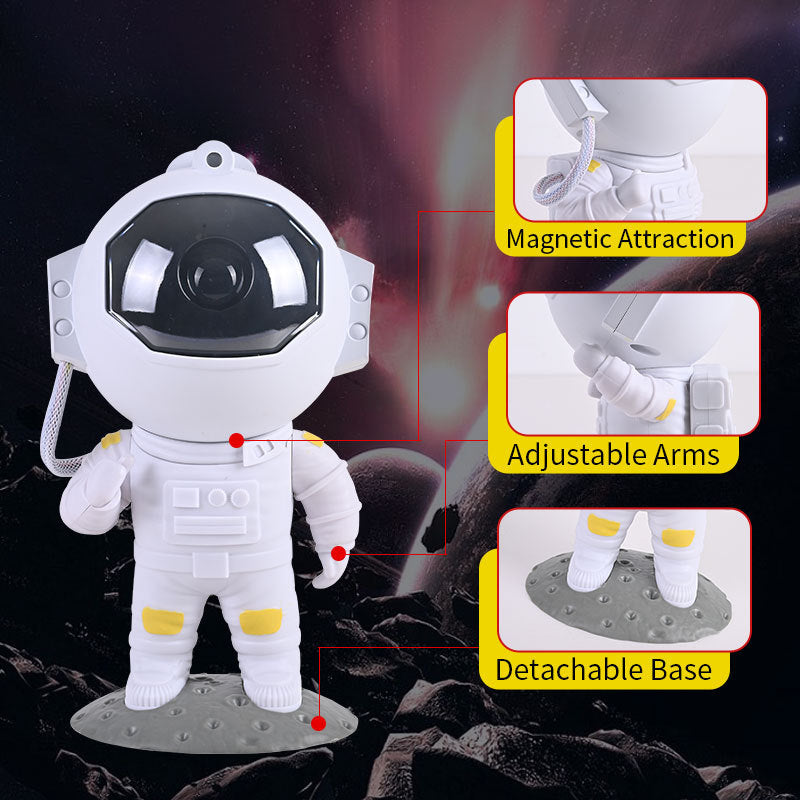 Projecteur d'étoiles galaxie ciel étoilé veilleuse astronaute lampe décoration de la maison chambre luminaires décoratifs cadeau